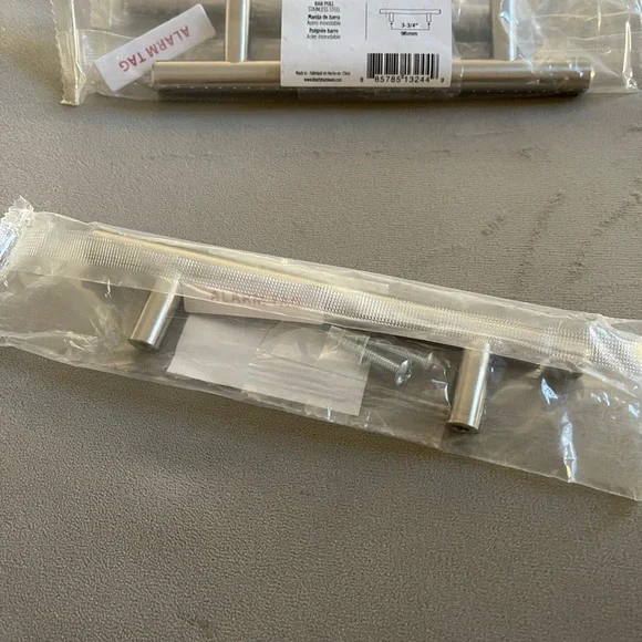 Liberty Brushed Silver Drawer Pulls 4 pieces - Picture 5 of 5